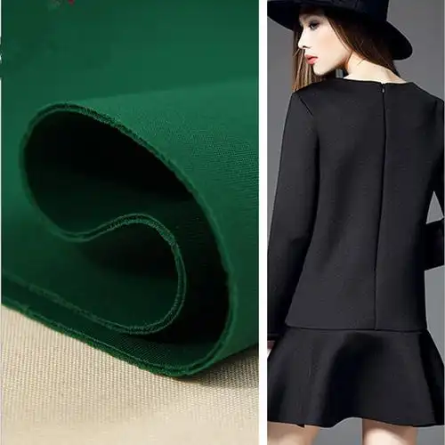 夹丝太空棉布料 夹层太空层空气层泡泡空气棉服装裙子外套面料 蓬