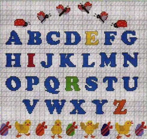 各种形状的26个字母的钩法分类:编织课堂转载▼