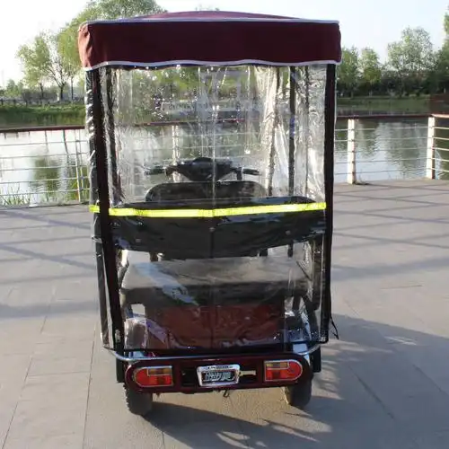 小巴士车篷休闲雨棚老年全封闭电动三轮车棚小型遮阳挡雨加厚雨棚