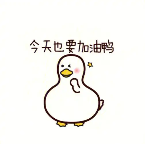 今天也要加油鸭