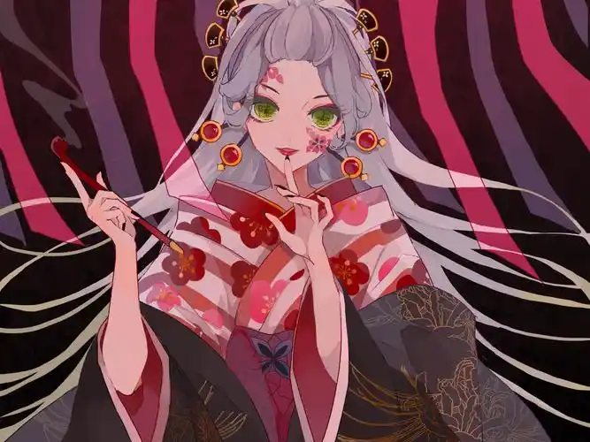 鬼灭之刃堕姬角色电脑壁纸