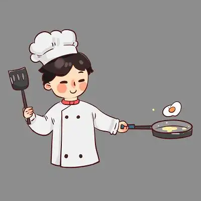 厨师人物卡通人物西餐厨师料理人png素材