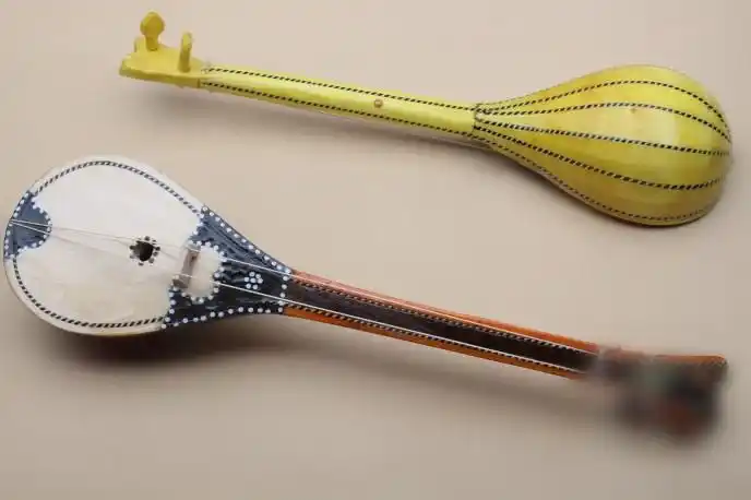 哈萨克族冬不拉乐器新疆少数民族弹拨乐器初学级演奏级冬布拉 50厘米