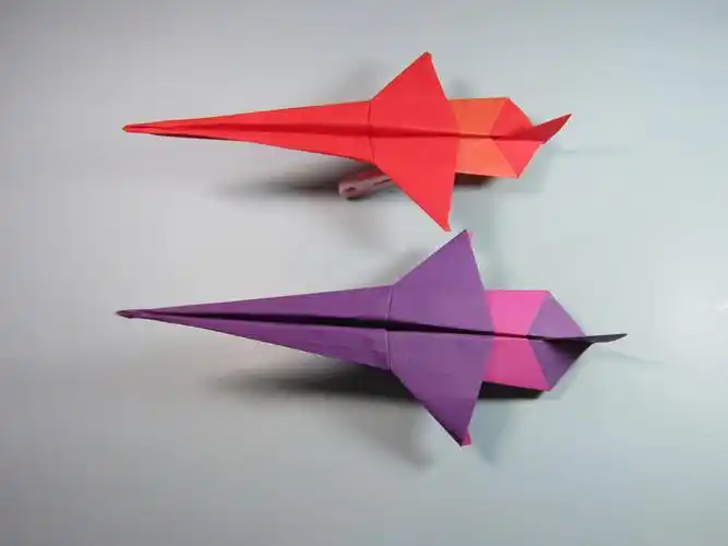 手工折纸飞机大全,4分钟学会星际战斗机的折法,diy创意