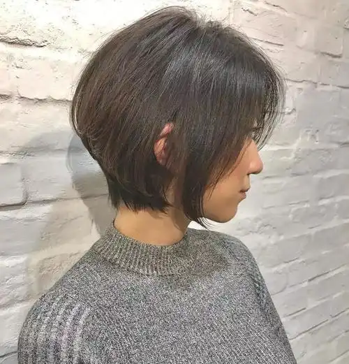 女生露耳短发都有哪些,短发图片-第2图,发型图片