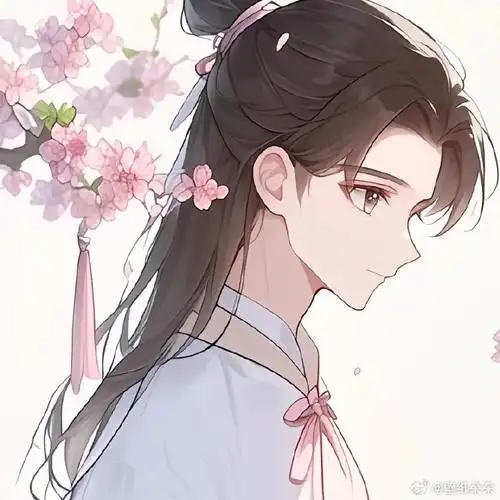 唯美清甜古风动漫情侣头像