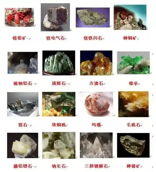 最全矿石标本大全380种矿物一个都不少