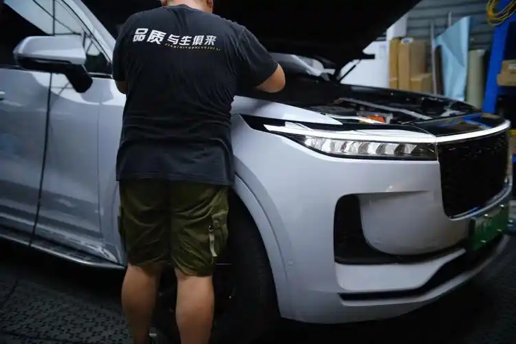 实车整体效果非常的帅,#理想one  #理想one2021款  #安徽理想one改装