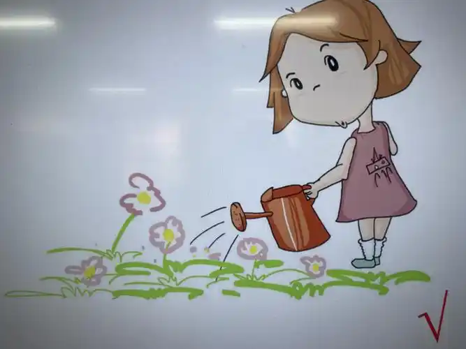 小班进行语言谈话活动《花儿好看我不摘》,懂得了要爱护花草树木,保护