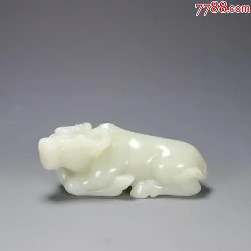 和田玉牛把件