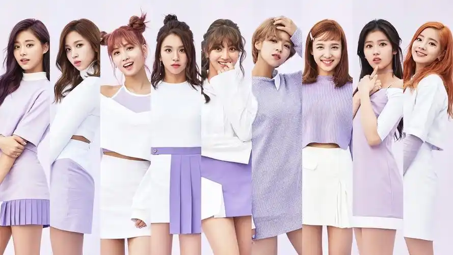 魅力个性的twice组合壁纸图片