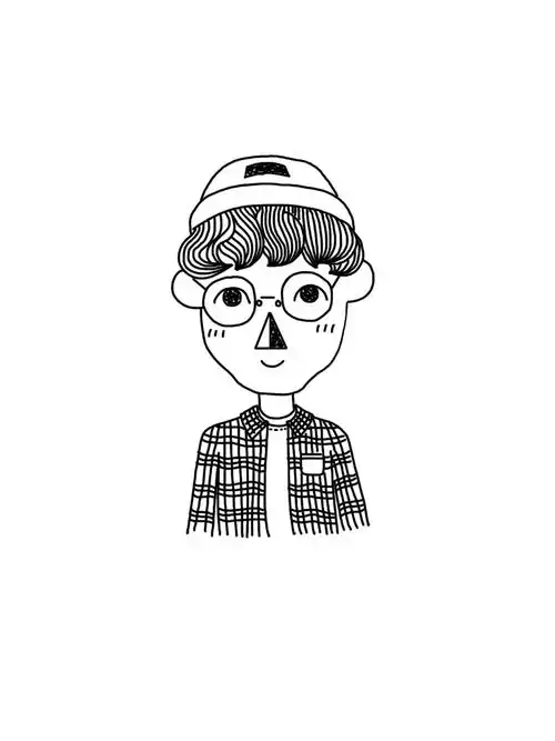 人物肖像卡通简笔画