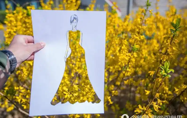 大自然风光最美设计师用镂空特技把春天花朵穿在了身上