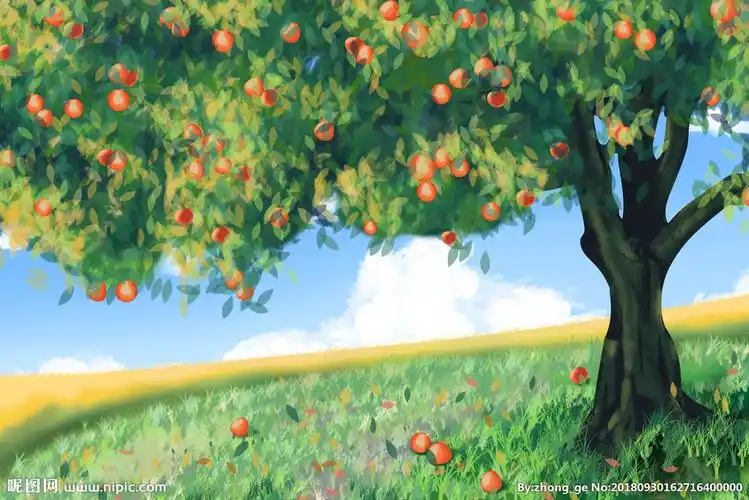 psd(cc)颜色:rgb30元(cny)×关 键 词:秋天插画 果实 果树 果树插画