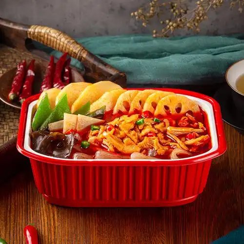 丝米达自热牛肚火锅258g盒速食懒人重庆麻辣底料自煮荤牛肚小火锅