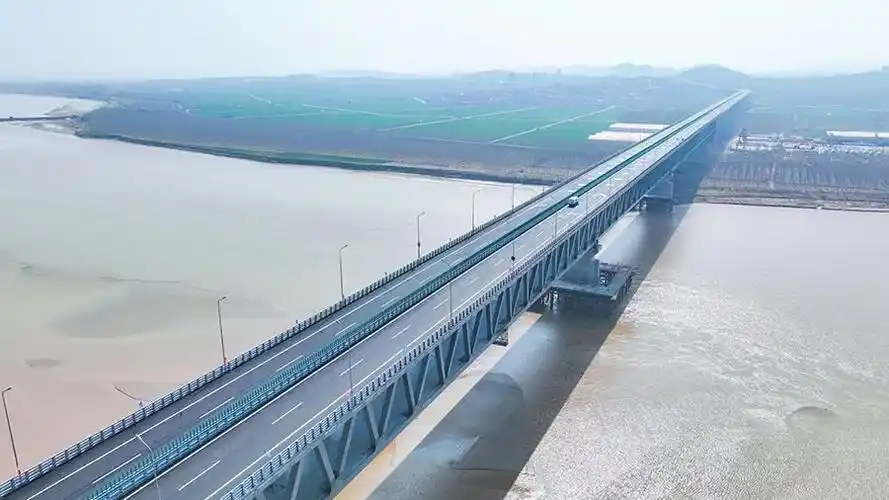 聊城再添一条跨黄通道建邦聊泰黄河公铁大桥正式通车