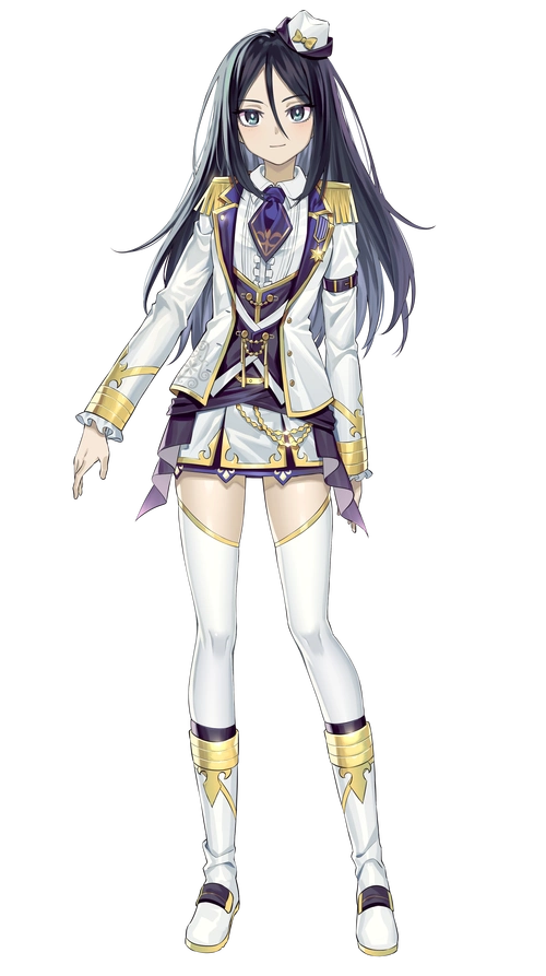 参考例图日系可爱女孩子的立绘.有人设样图,更新一套衣服和动作.