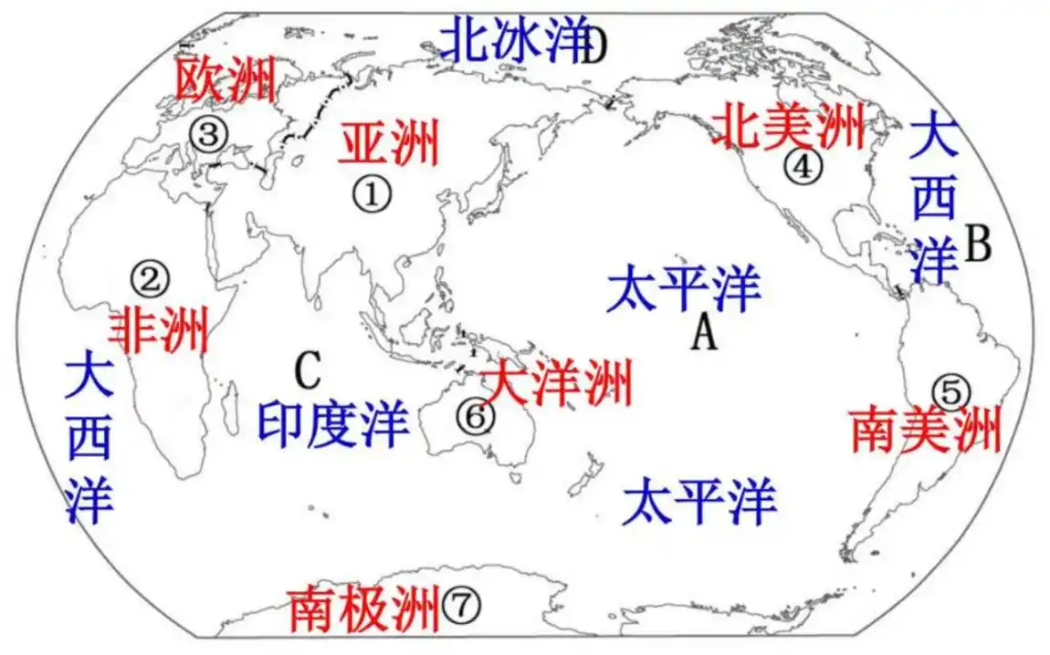 人教版初一地理上册知识点汇总-陆地和海洋