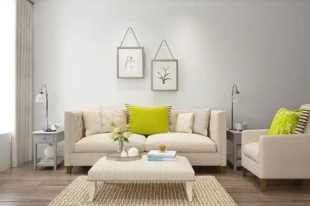 客厅墙面刷漆什么材质好墙面颜色怎么搭配很漂亮客厅效果图