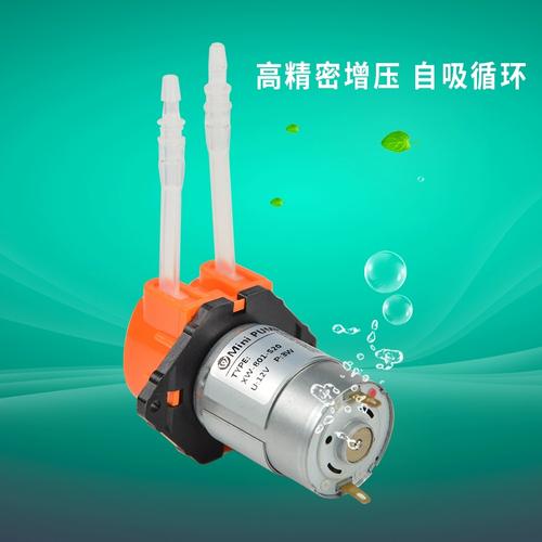 蠕动泵12v抽水泵迷你循环小泵微型水泵24v静音自吸泵小型自动直流
