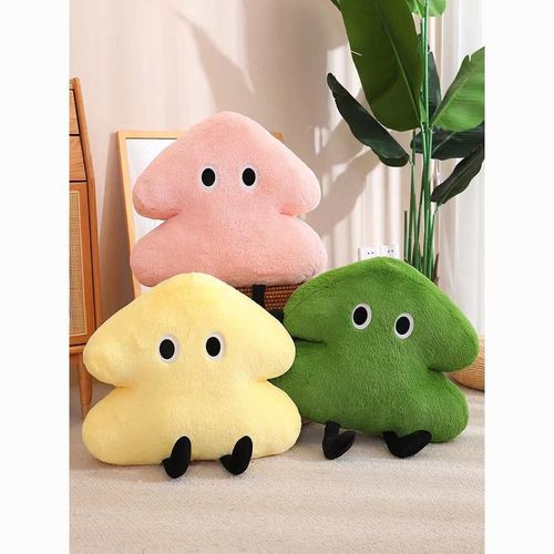 可爱ins风超软卡通毛绒创意小树靠枕玩偶沙发卧室布娃娃公仔靠垫