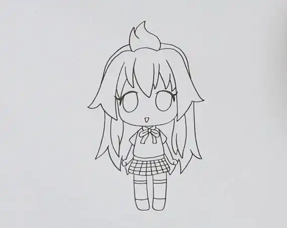 q版卡通人物简笔画教程视频