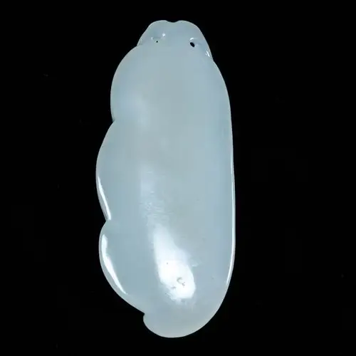 绝当 和田玉 豌豆挂件 重24.77g 恒丰典当行