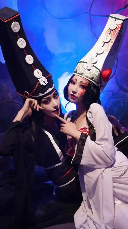 不良人黑白无常cosplay