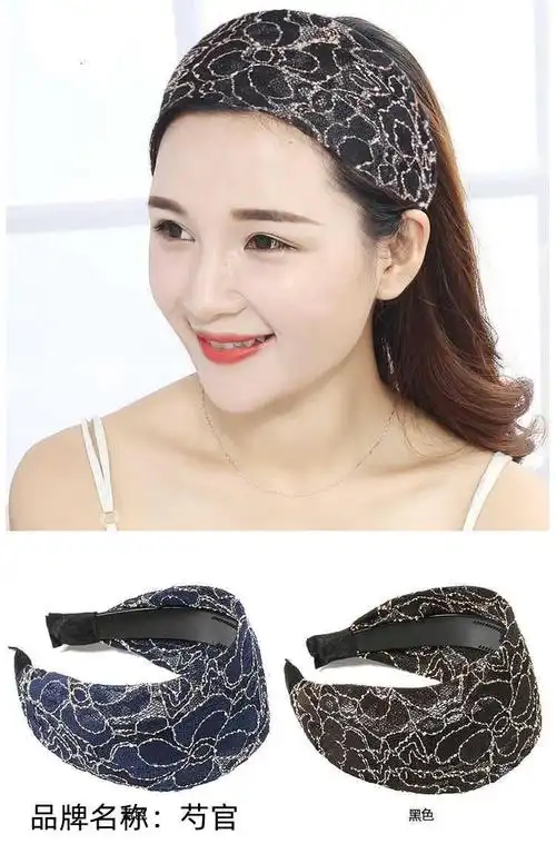 中老年遮白发头饰日常佩戴发卡妈妈款优雅大气发捆发箍女宽边发夹头箍