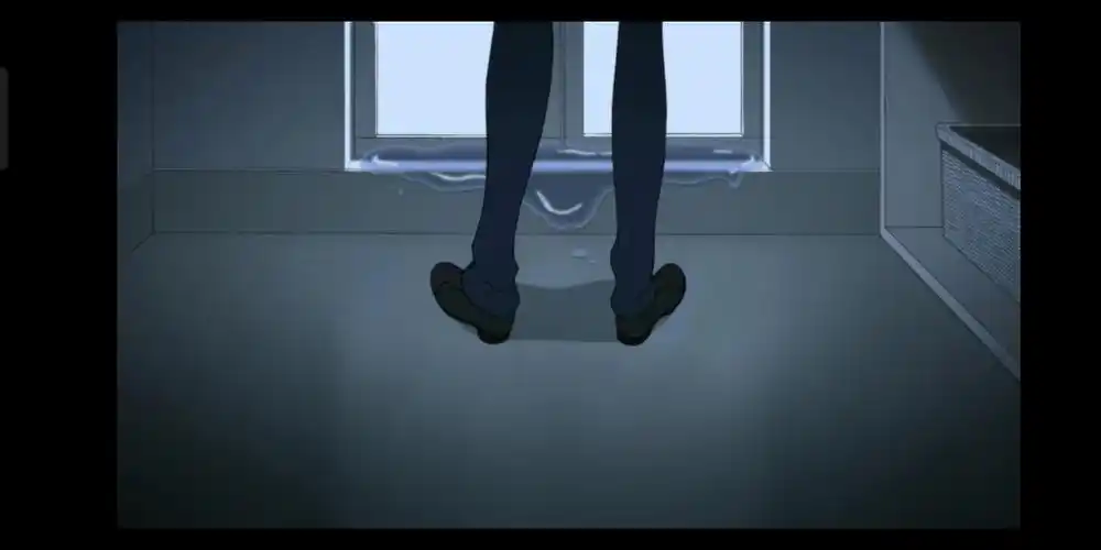 美女被液体附身