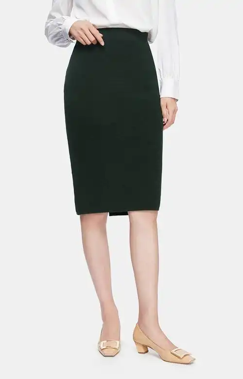 哥弟女装2017秋季新款高腰中长款针织半身裙包裙a200015高腰款式,优化