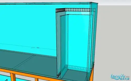 四角溢流外观图