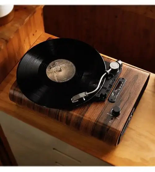 索尼sony适用黑胶唱片机复古留声机怀旧老式lp播放机客厅装饰男女朋友