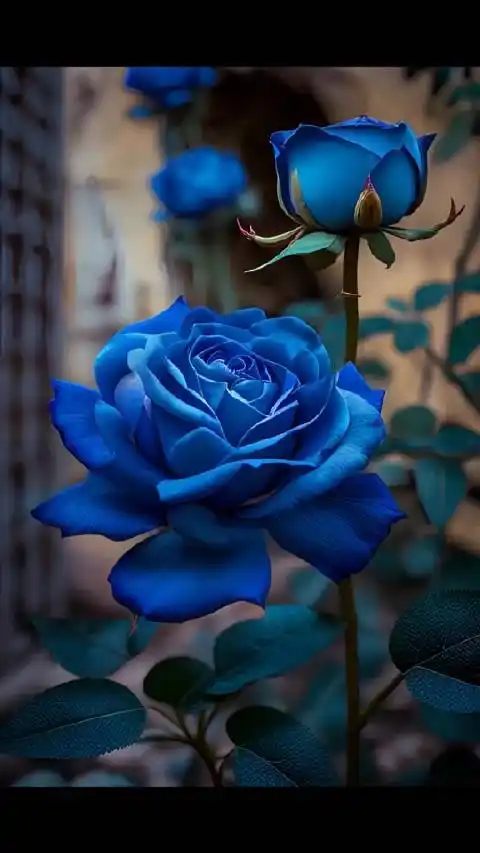 蓝色妖姬玫瑰花语:清纯的爱 敦厚善良 和稀世真爱 每一朵蓝色