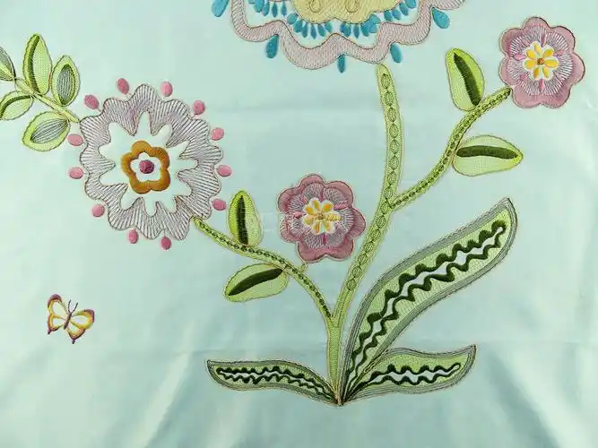 平绣加工 平绣 绳绣 特种电脑绣花 多色太阳花 定制花型