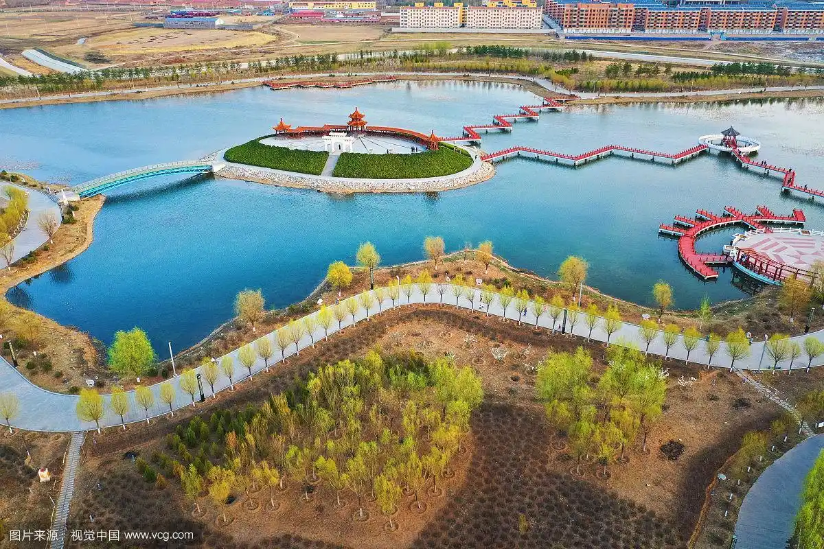 初春的人民公园 内蒙古自治区乌兰察布市丰镇市人民公园