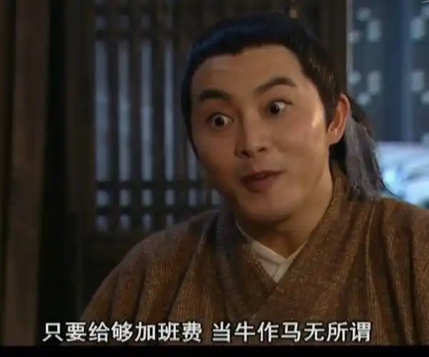 只要给够加班费当牛作马无所谓(武林外传)_给够