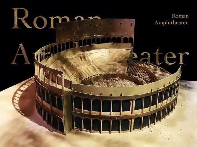 罗马角斗场模型