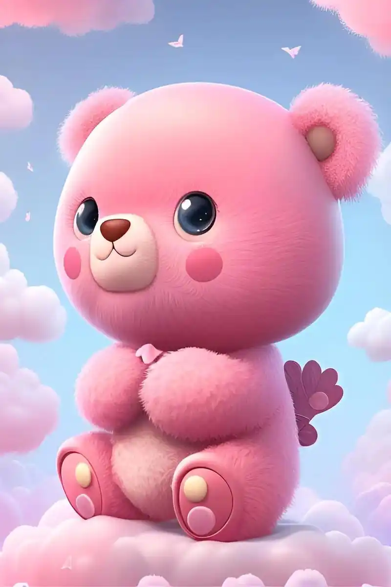 可爱熊.#图文伙伴计划 #壁纸 #萌宠 #治愈系 #这也太可 - 抖音