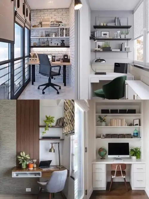 阳台改造书房案例赏析(二)