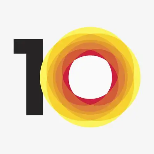 水彩创意数字10