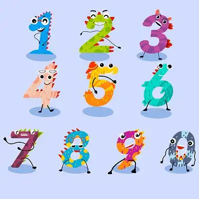 数字卡通拟人小清新幼儿png素材