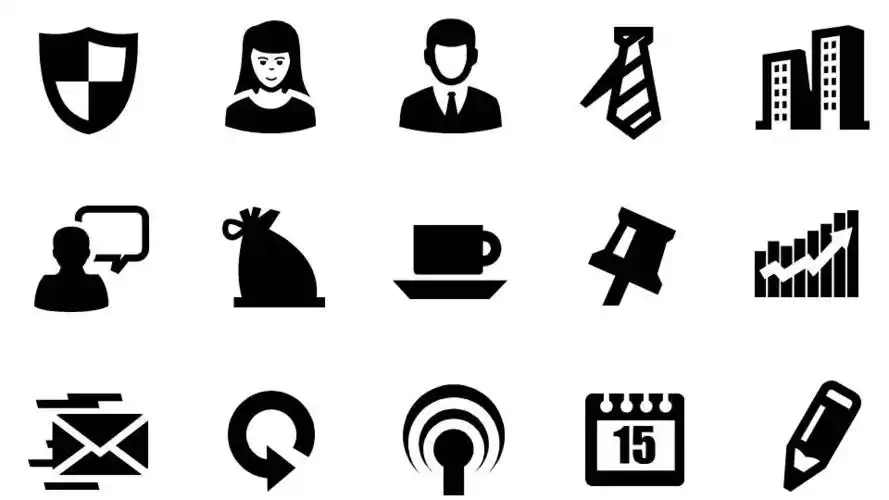 ppt商务按钮圆形图标下载