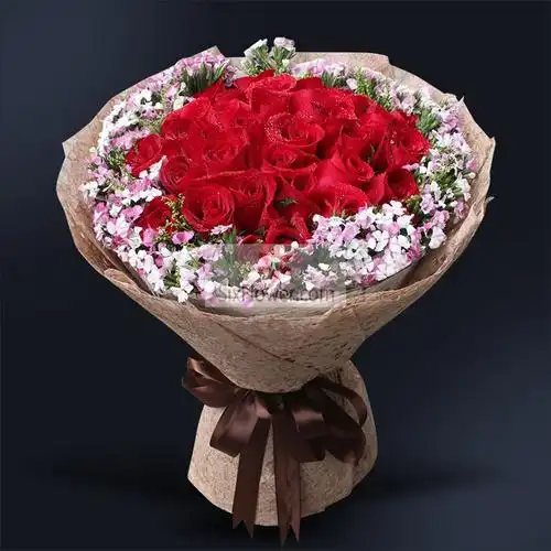 21朵红玫瑰,爱的回忆 - 六朵花