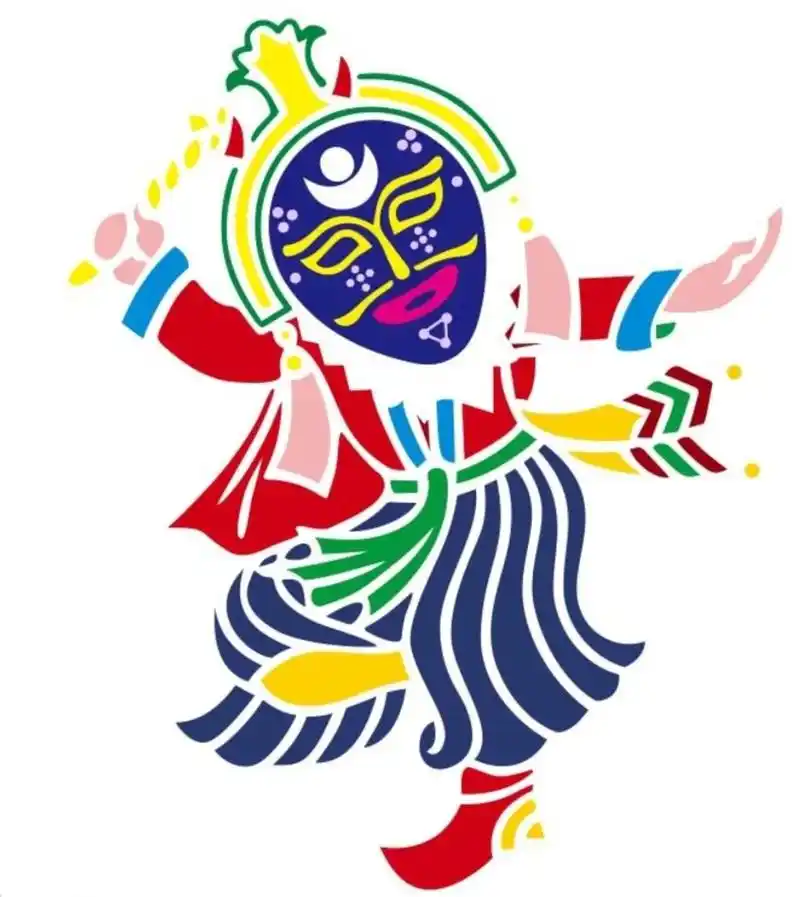 藏戏面具简介与分类,各种不同颜色的面具代表着不同人物的性格