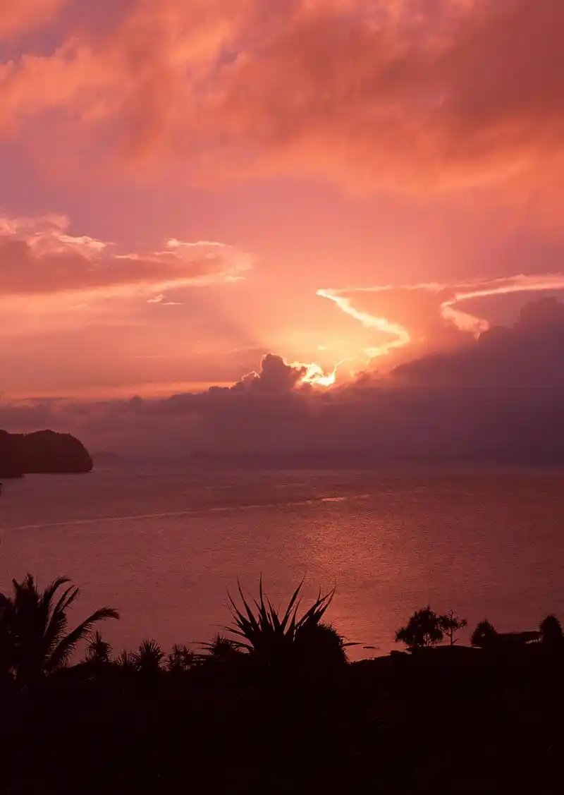 海边唯美日落图片日落唯美大海落日海边