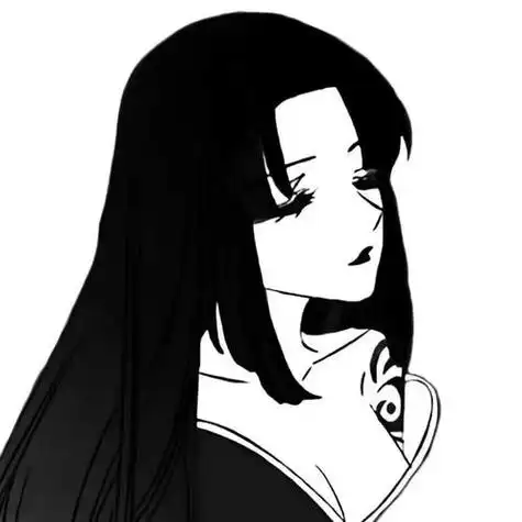 个性动漫女生头像黑白qq头像女生黑白动漫