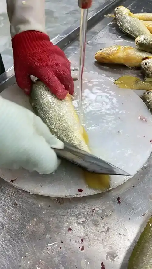 黄鱼#分解黄鱼,大家看看这个手法怎么样?
