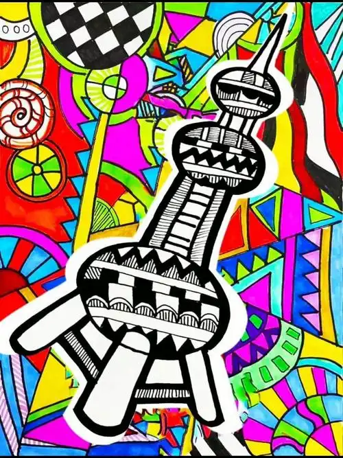 通过图片了解上海地标建筑——东方明珠大造型特点.