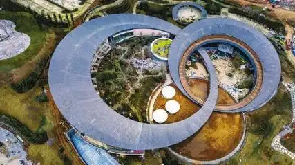 成都世园会主会场天府人居馆. 郭磊 摄